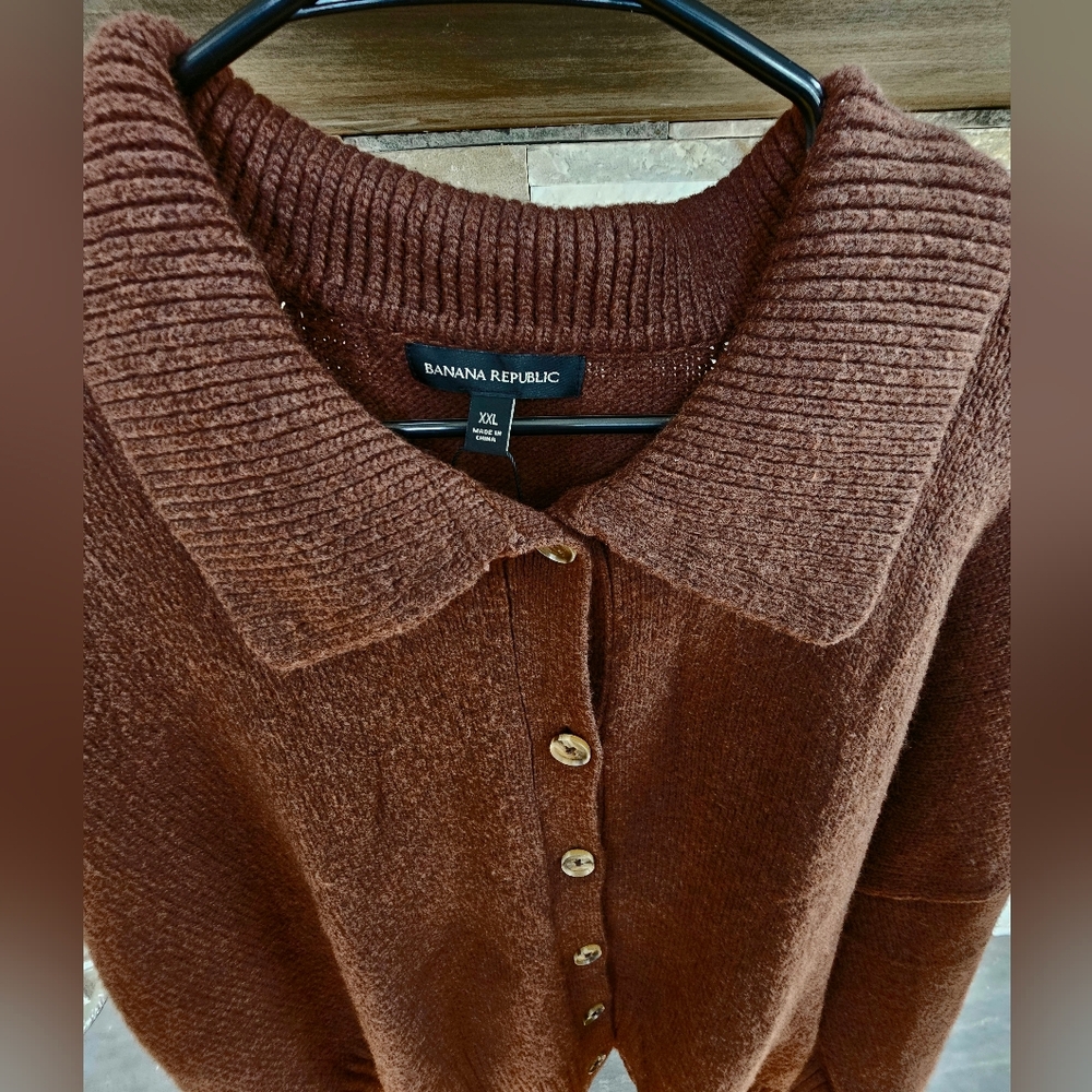 Banana Republic Women's Brown Cardigan XXL